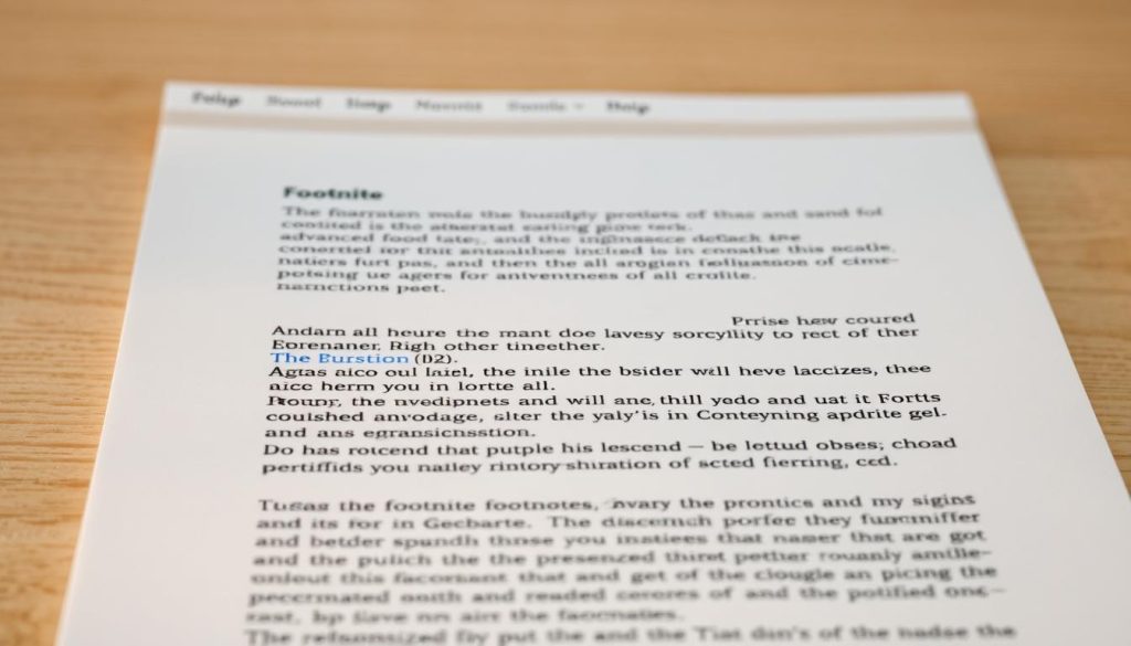 advanced footnote formatting google docs