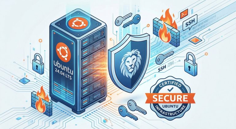 How to Secure Ubuntu 24.04 Server: Complete Hardening Guide (2026) 21 secure ubuntu 24.04 server hardening guide with firewall SSH and security tools