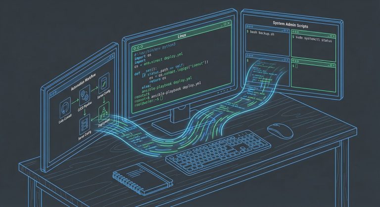Linux Shell Automation: Build Python Scripts for System Administration (2026) 3 linux shell automation python scripts for system administration with terminal workflow