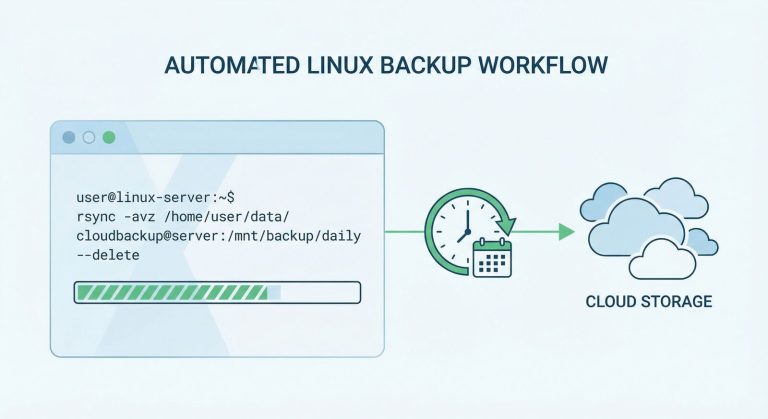 How to Set Up Automated Backups with Rsync on Linux (2026) 6 automated backups rsync linux terminal commands