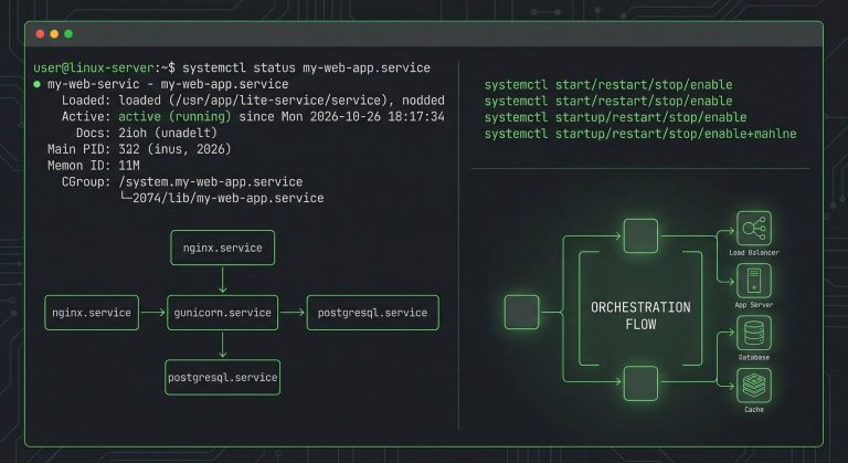 Linux systemd service management tutorial