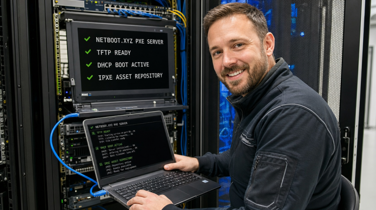 How to Deploy Netboot.xyz with Docker Compose and iPXE for Zero-Touch Bare-Metal OS Installation 3 Netboot.xyz Bereitstellung mit Docker Compose und iPXE für Bare-Metal-Installationen