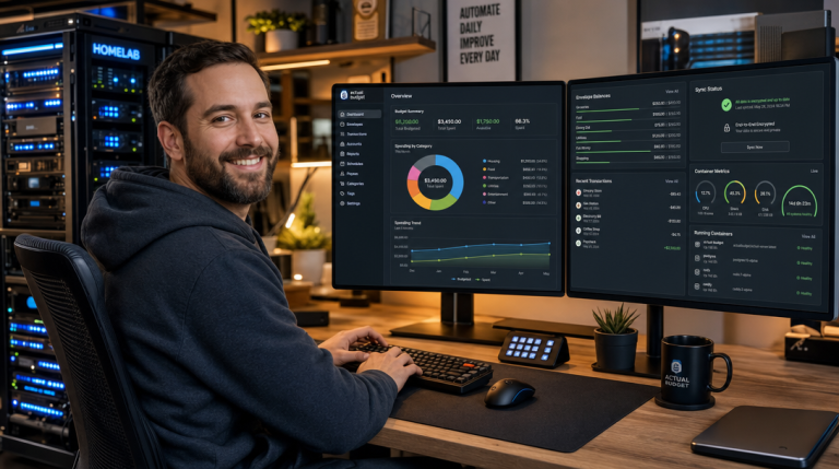 How to Self-Host Actual Budget with Docker Compose: End-to-End Encrypted Personal Finance & Envelope Budgeting 7 IT-Spezialistin richtet Actual Budget mit Docker Compose im Homelab ein
